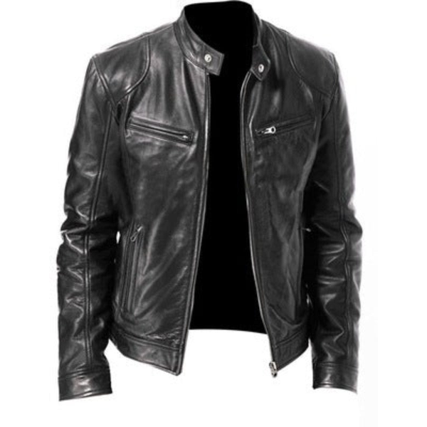 Biker Leather Jacket For Men And Women