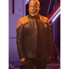 Geordi La Forge Star Trek Picard Leather Jacket