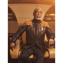 Geordi La Forge Star Trek Picard Leather Jacket