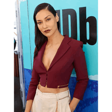 Janina Gavankar Borderlands 2024 Cropped Blazer