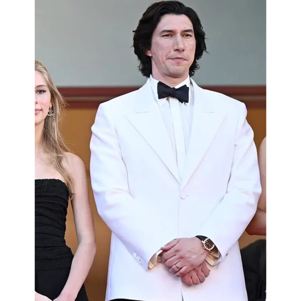 Megalopolis 2024 Premiere Adam Driver White Blazer