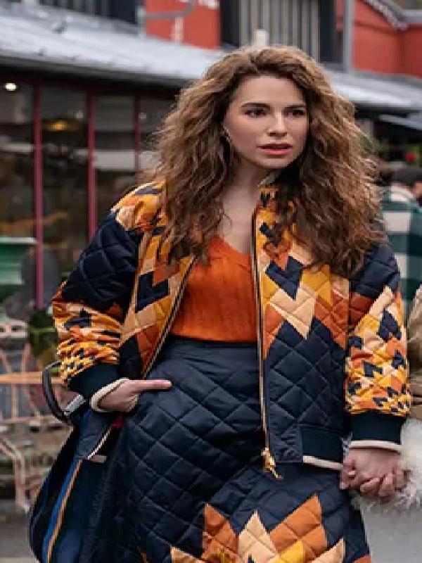 Emily In Paris S4 Melia Kreiling Printed Jacket