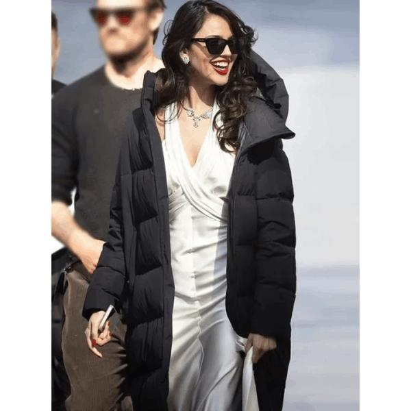 The Ministry Of Ungentlemanly Warfare 2024 Eiza González Black Coat