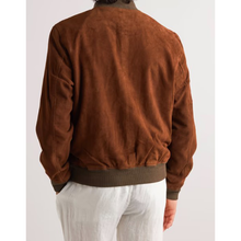 A Man In Full 2024 Jeff Daniels Brown Suede Jacket