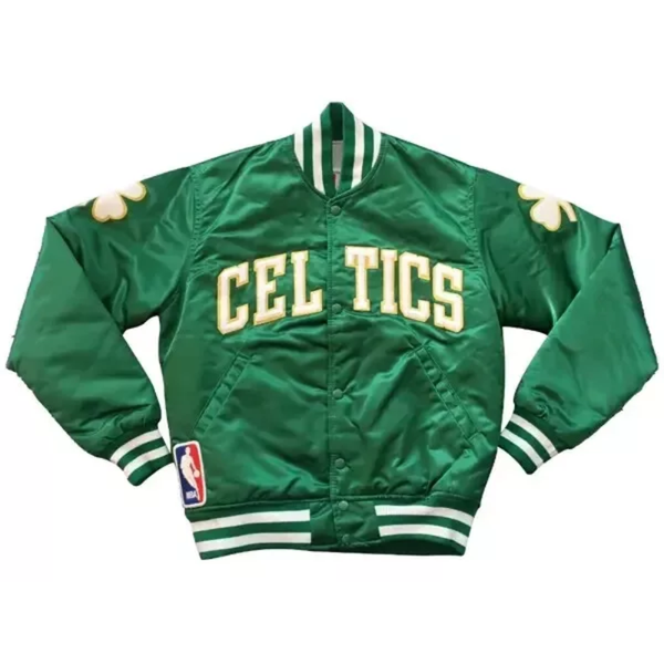 NBA Boston Celtics Premium Satin Bomber Jacket