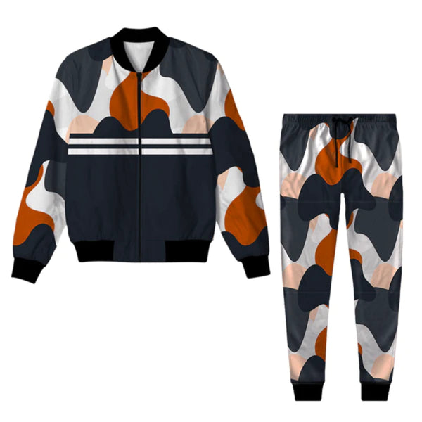 Camouflage Print Tracksuit