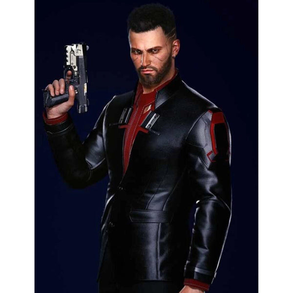 Cyberpunk 2077 V Male Leather Jacket