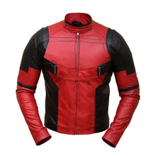 Deadpool 3 Ryan Reynolds Red Leather Jacket