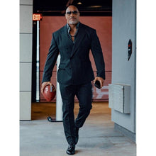 Dwayne Johnson XFL 2023 Pinstripe Suit