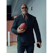 Dwayne Johnson XFL 2023 Nadelstreifenanzug