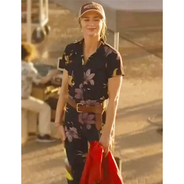 Emily Blunt The Fall Guy Floral Jumpsuit