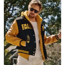 Guy Ryan Gosling The Fall Hooded Varsity Jacket