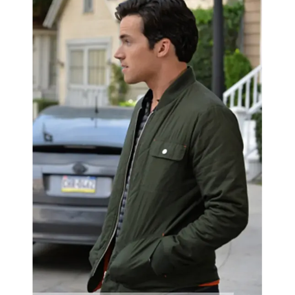 Ian Harding Pretty Little Liars S05 Quilted Jacket