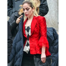 Joker Lady Gaga Red Blazer