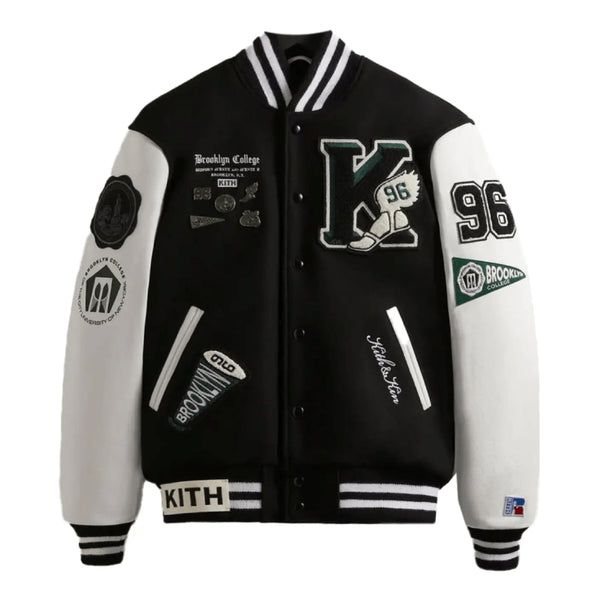 Kith Russell Athletic Cuny Brooklyn College Golden Bear Varsity Jacket