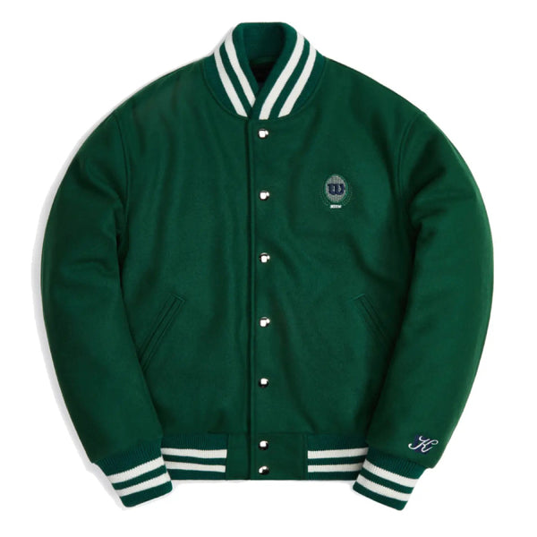 Kith x Wilson Willets Green Varsity Jacket
