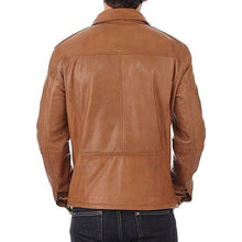Real Lambskin Classic Leather Jacket | Genuine Leather Biker Jacket men