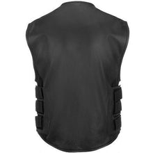 Men’s Commando Style Motorcycle Leather Vest