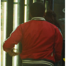 Mr. & Mrs. Smith Donald Glover Red Bomber Jacket