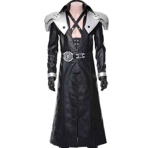 phiroth Final Fantasy VII Remake Leather Long Coat