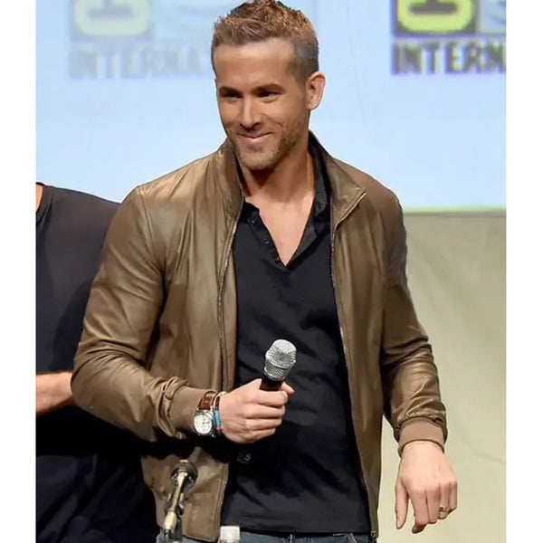 Ryan Reynolds Deadpool 3 Leather Jacket