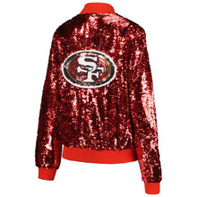 San Francisco 49ers Red Sequins Jacket
