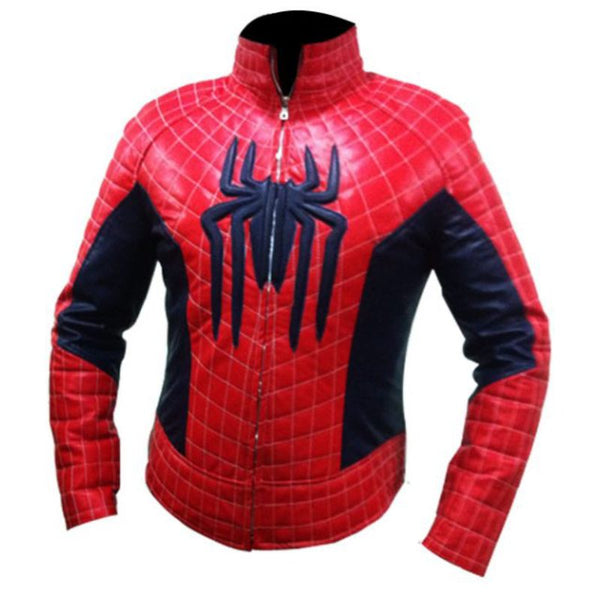 Spiderman Motorcycle Leather Jacket