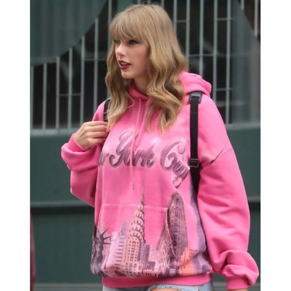 Taylor Swift Pink New York City Hoodie