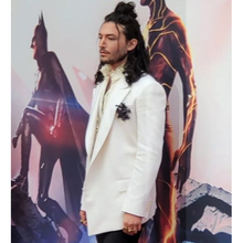 The Flash Ezra Miller White Blazer