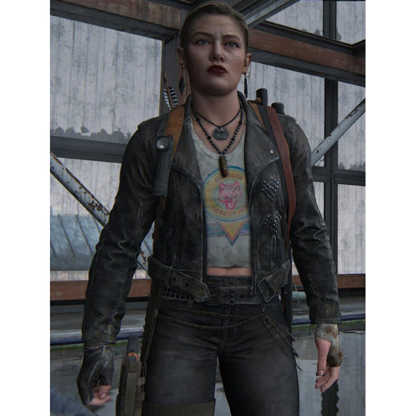 The Last of Us Part II Abby Leather Biker Jacket