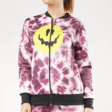 Tie Dye Smiley Face Printed Tracksuit