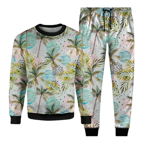 Tropical Print Tracksuit