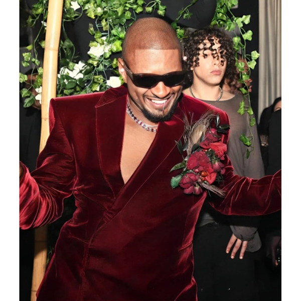 Usher Met Gala After Party Velvet Blazer