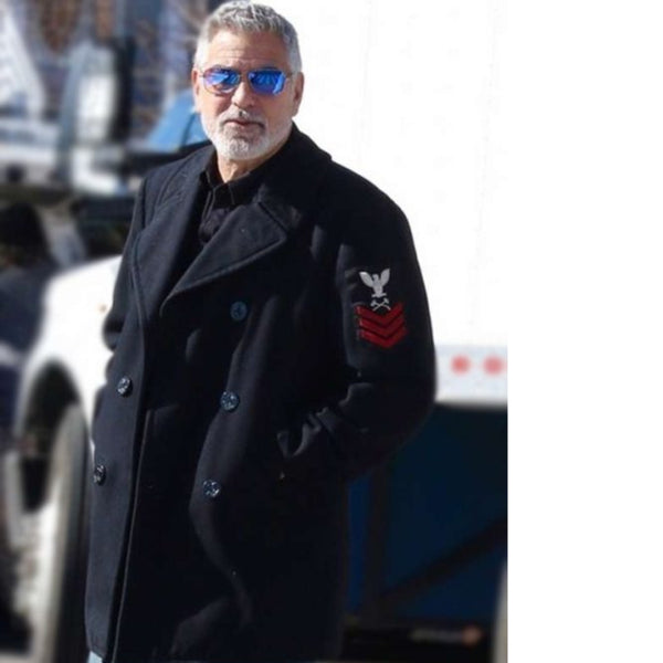 Wolves George Clooney Trench Coat