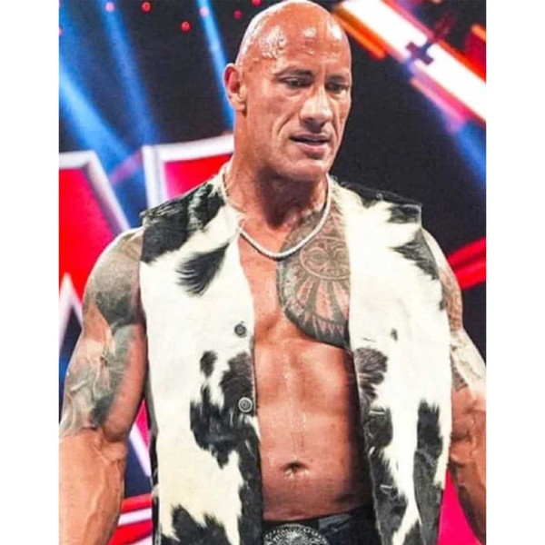 WWE Raw 2024 Dwayne Johnson Vest