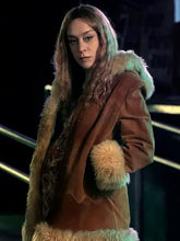 Lenora Vulvokov Russian Doll Season 2 Shearling Coat