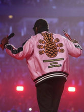 Idris Elba The BRIT Awards 2023 Pink Leather Jacket