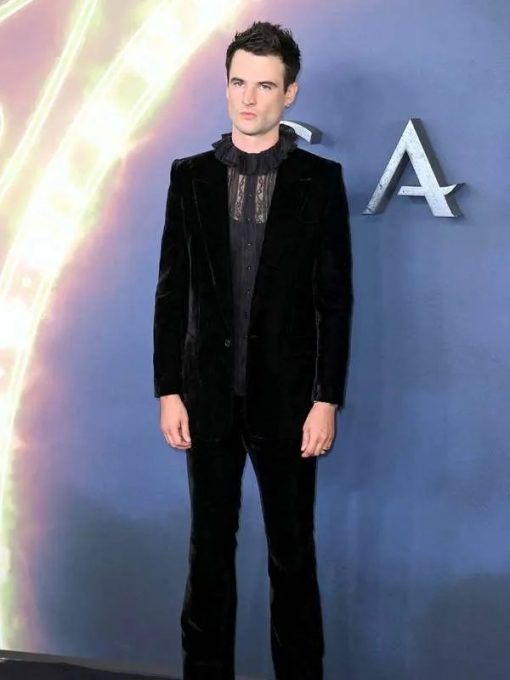 Tom Sturridge The Sandman Black Velvet Blazer