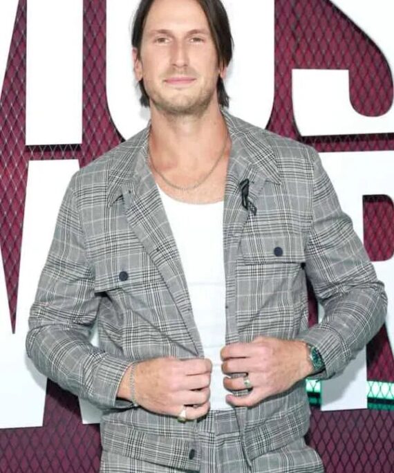 Russell Dickerson CMT Music Awards Grey Jacket