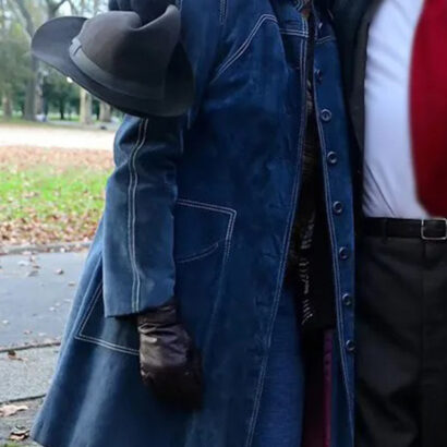 Armageddon Time 2022 Esther Graff Denim Coat