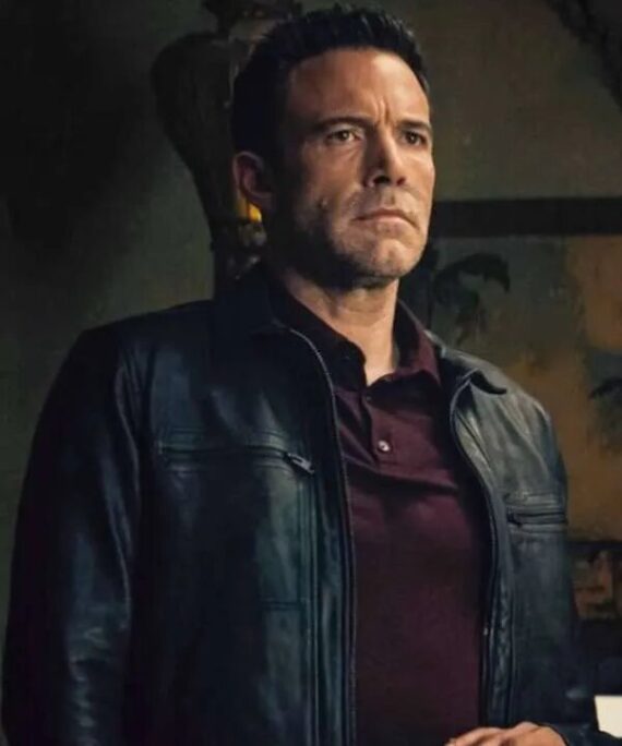 Ben Affleck Hypnotic Black Leather Jacket