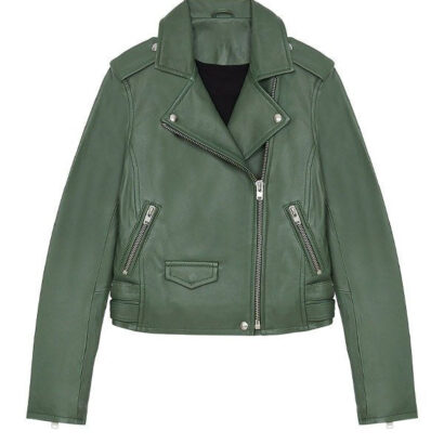 Big Sky S03 Katheryn Winnick Green Leather Jacket