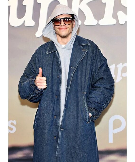 Bupkis 2023 Pete Davidson Denim Coat