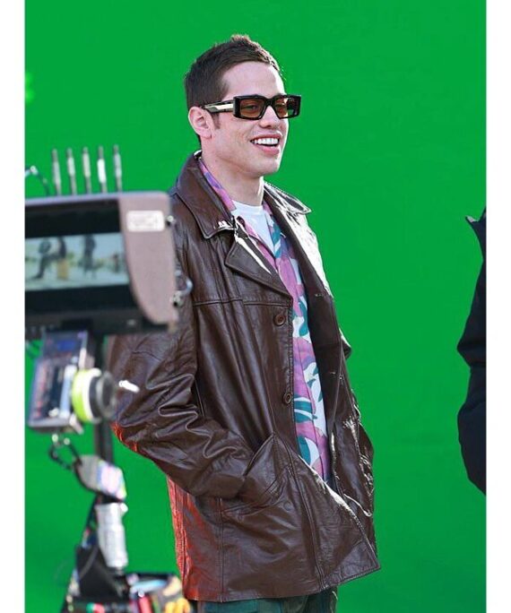 Bupkis 2023 Pete Davidson Leather Jacket