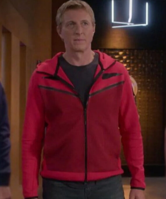 Cobra Kai Season 5 Johnny Lawrence Red Hoodie