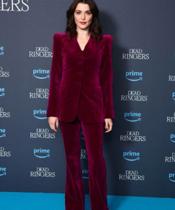 Dead Ringers 2023 Rachel Weisz Velvet Suit