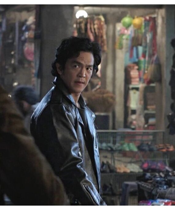 Ghosted 2023 John Cho Leather Jacket