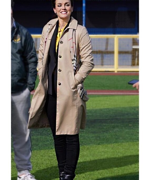 Hearts In The Game 2023 Erin Cahill Trench Coat