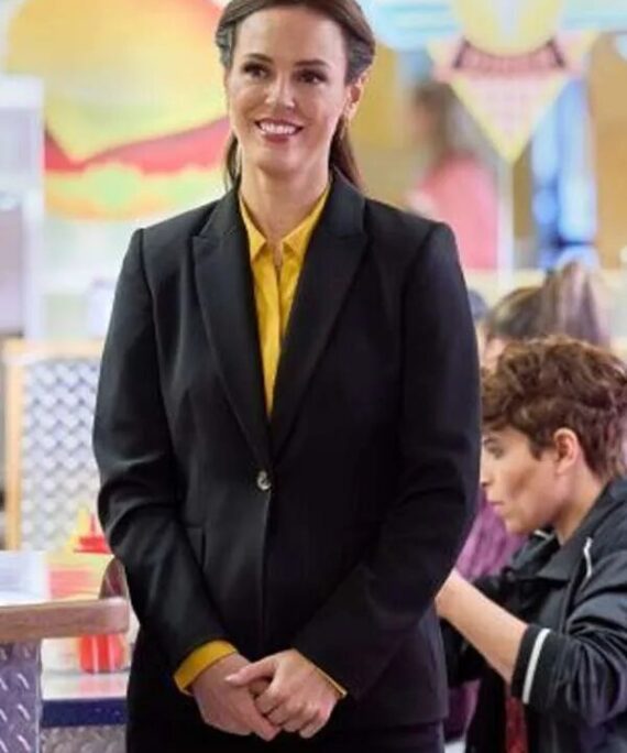 Erin Cahill Hearts in the Game Black Blazer