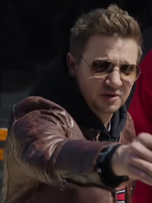 Jeremy Renner Rennervations 2023 Brown Leather Jacket